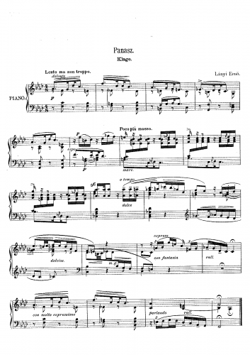 Lányi - Panasz - Score