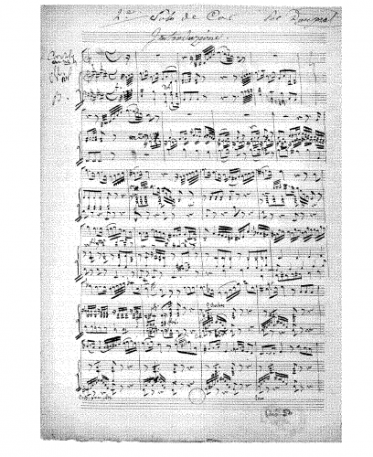 Dauprat - 2e Solo de cor - Score