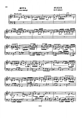 Rimsky-Korsakov - Fugue - Score