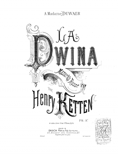 Ketten - La Dwina - Score