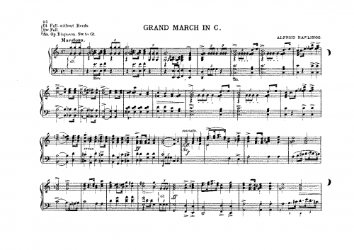 Rawlings - Grand March in C - Score