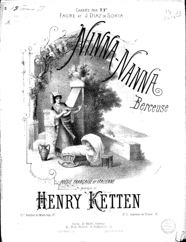 Ketten - Ninna-nanna - Score