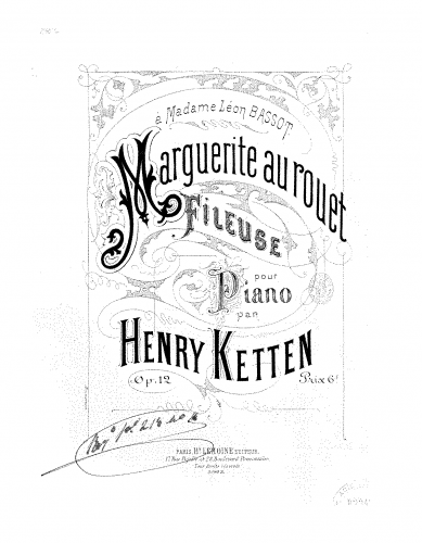 Ketten - Marguerite au rouet - Score