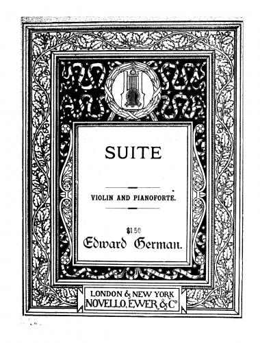 German - Suite - For Violin and Piano (Composer)