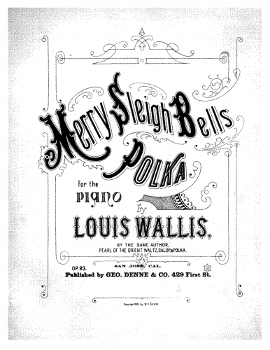 Wallis - Merry Sleigh Bells - Piano Score - Score
