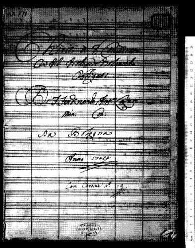 Lazzari - Kyrie a otto voci concertato con strumenti - Score