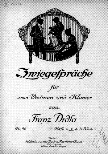 Drdla - Zwiegespräche - Scores and Parts