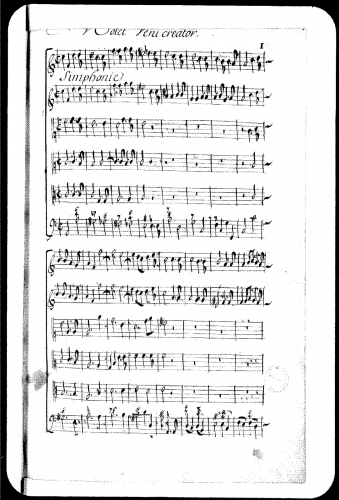 Lalande - Veni Creator Spiritus, grand motet à  2 choeurs - Score