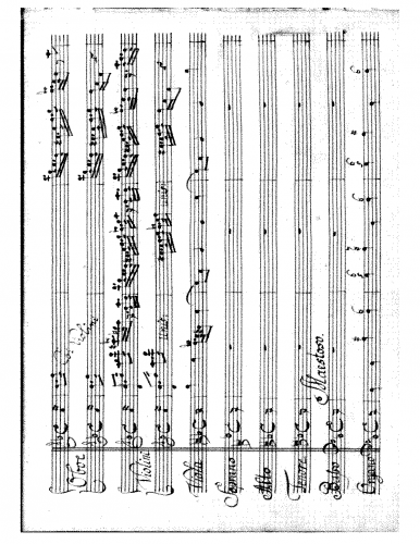 Schuster - Mass in D minor - Score
