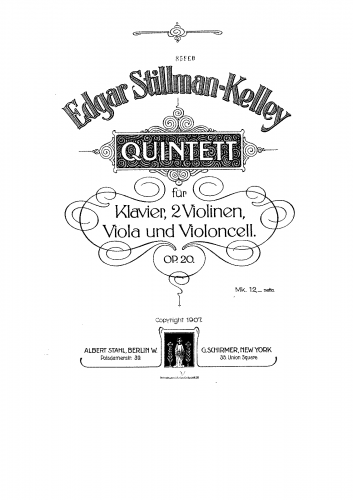 Kelley - Piano Quintet