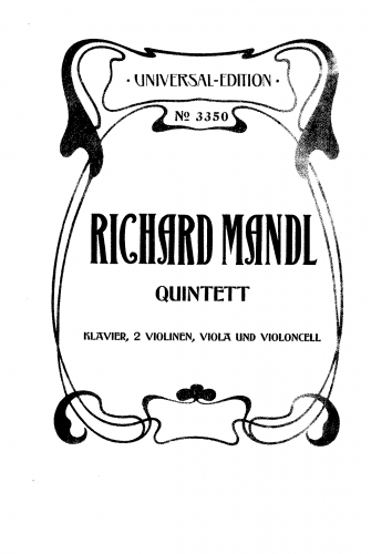 Mandl - Piano Quintet