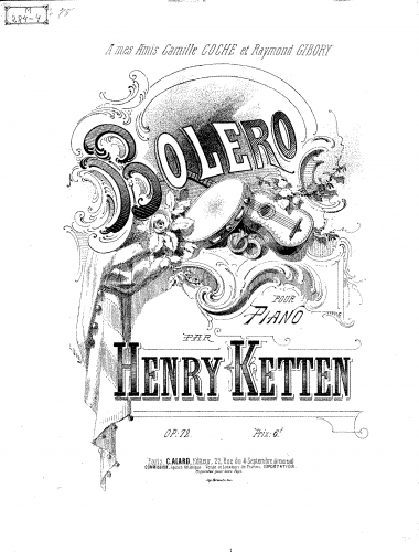 Ketten - Boléro - Score