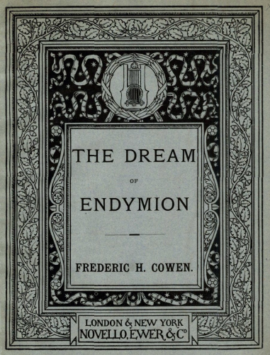 Cowen - The Dream of Endymion - Vocal Score - Score