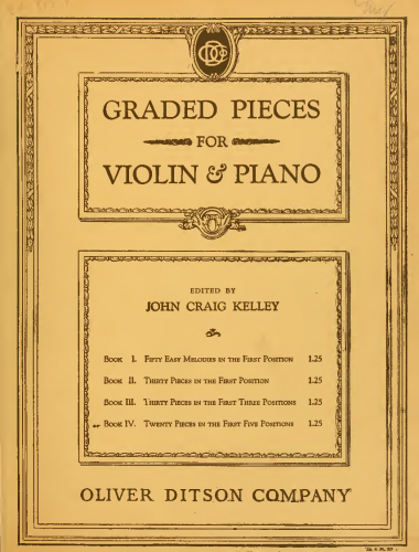 Various - Graded Pieces for Violin and Piano - Scores and Parts