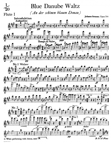 Strauss Jr. - The Blue Danube, Op. 314