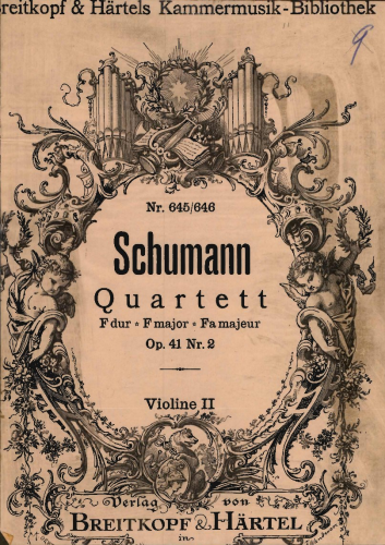 Schumann - String Quartet No. 2