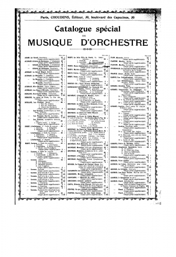 Bizet - La jolie fille de Perth - Danse bohémienne - Score