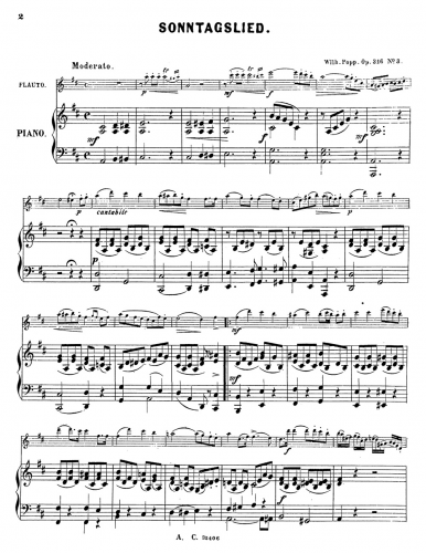 Popp - Sechs leichte Salonstücke, Op. 316