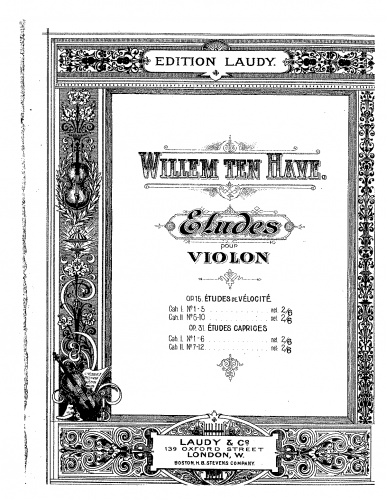 Have - Etudes de Velocite - Solo Violin