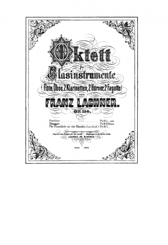 Lachner - Octet for Winds