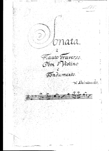 Kleinknecht - Trio Sonata