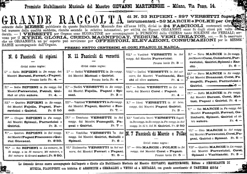 Pagani - Contributions to the Grande Raccolta di - #3/7 Fascicoli di Marcie a Polke