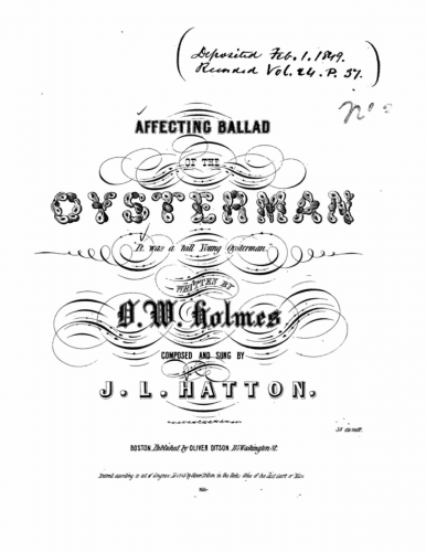 Hatton - The Oysterman - Score