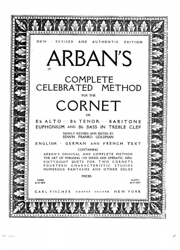Arban - Trumpet Method - Complete Book