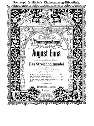 Enna - Lille pige med svovlstikkerne - Vocal Score Selections