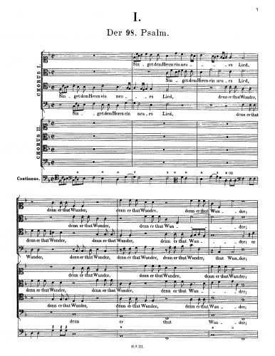 Schütz - Psalms of David, Op. 2 - Band 3, SWV 35-47