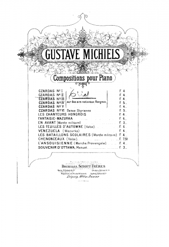 Michiels - Czardas, No. 2