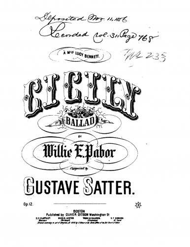 Satter - Cicily - Score