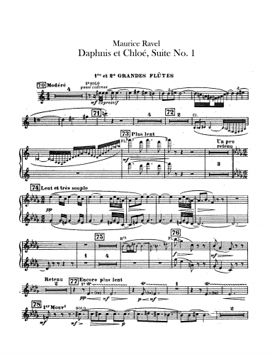 Ravel - Daphnis et Chloé Suite No. 1