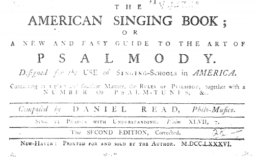 Read - The American Singing Book - Score
