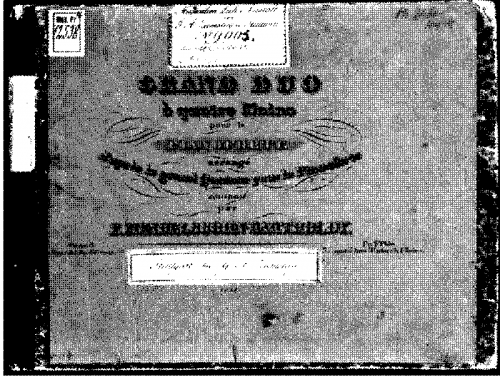 Mendelssohn - Piano Quartet No. 3 in B minor, Op. 3 - For Piano 4 Hands - Score