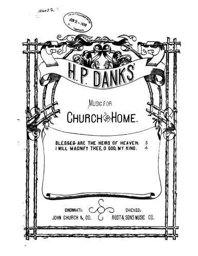 Danks - Blessed are the Heirs of Heaven - Score