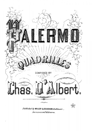 Albert - Palermo Quadrille - Score