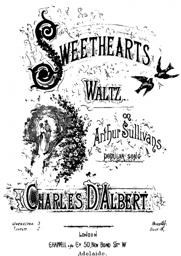 Albert - Suite de Valses on Arthur Sullivans Popular Song - Score