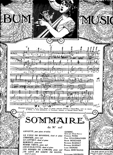 Hillemacher - Causerie - Score