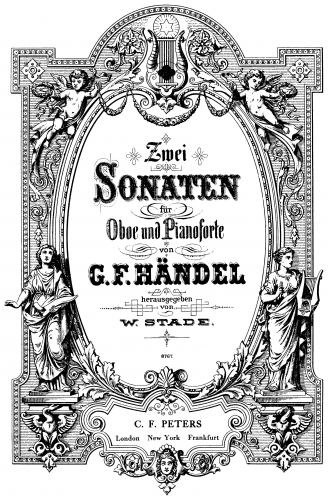 Handel - Oboe Sonata in C minor - For Oboe and Piano (Stade)