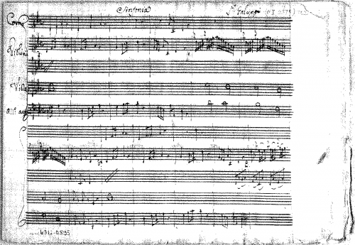 Galuppi - Sinfonia in D major 2 - Score