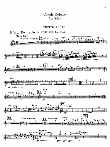 Debussy - La Mer, trois esquisses symphoniques