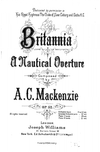 Mackenzie - Britannia - Score