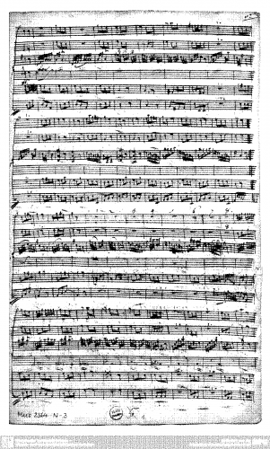 Brescianello - Sinfonia in D major No. 2 - Scores - Score