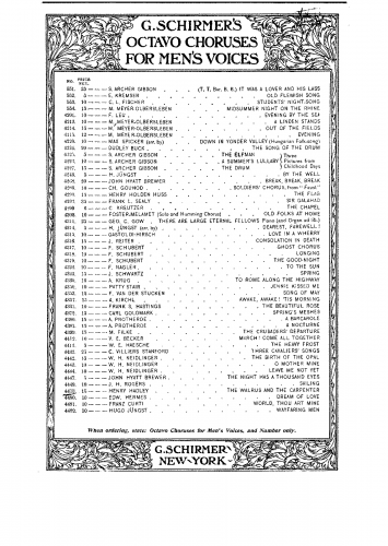 Hadley - The Walrus and the Carpenter - Score
