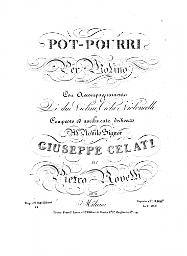 Rovelli - Potpourri