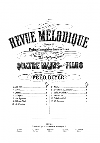 Beyer - Revue mélodique - 13. La Traviata