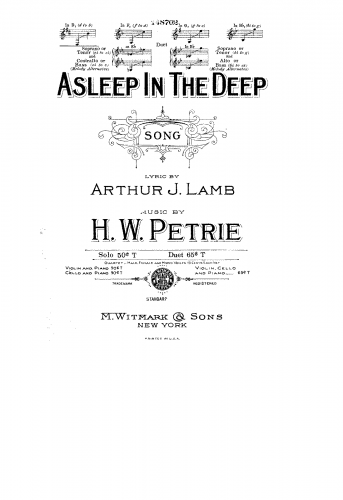 Petrie - Asleep in the Deep