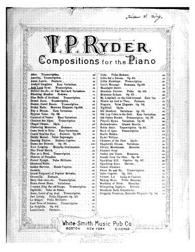 Ryder - Auld Lang Syne - Score