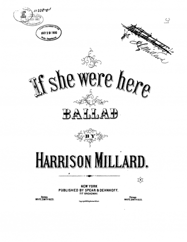 Millard - If She were Here - Score